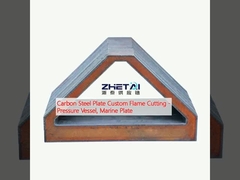 Corte de llama personalizado de placa de acero al carbono - recipiente a presión, placa marina