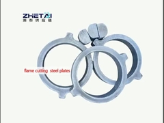 placas de acero cortantes a llama