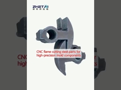 Partes de acero de corte a llama CNC para componentes de molde de alta precisión