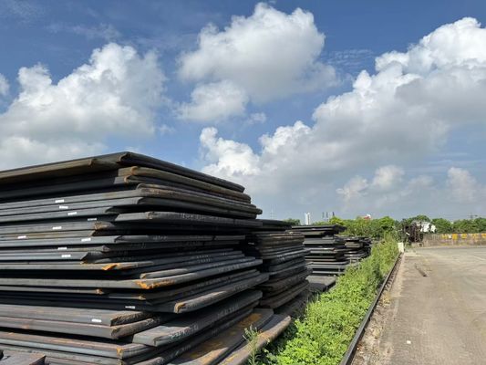 Plancha de acero de carbono medio de construcción naval A36 Q235B