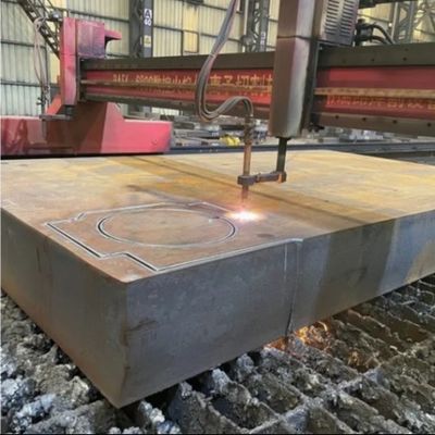 Q355B Procesamiento de soldadura de placas de acero al carbono de peso único personalizado 100 toneladas