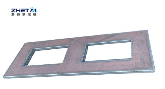 Servicio de corte por CNC de chapa de acero al carbono de forma personalizada Parts de soldadura mecánica