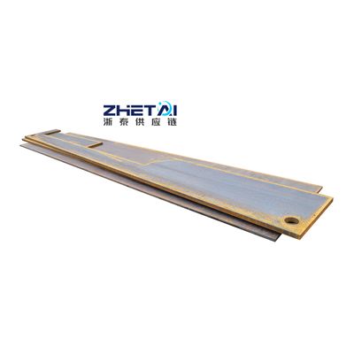Placas de acero al carbono de metal negro para máquinas de estampado Partes de placas laterales Partes de corte por llama